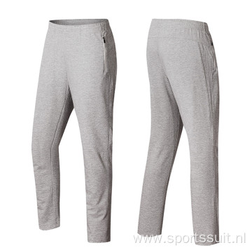 Fitted Cotton Long Sport Slacks For Men